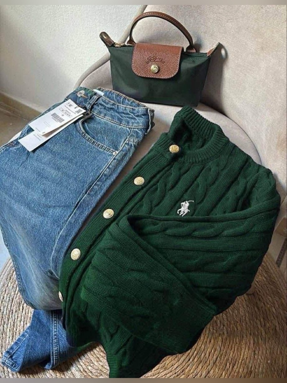 Longchamp Mini in Green